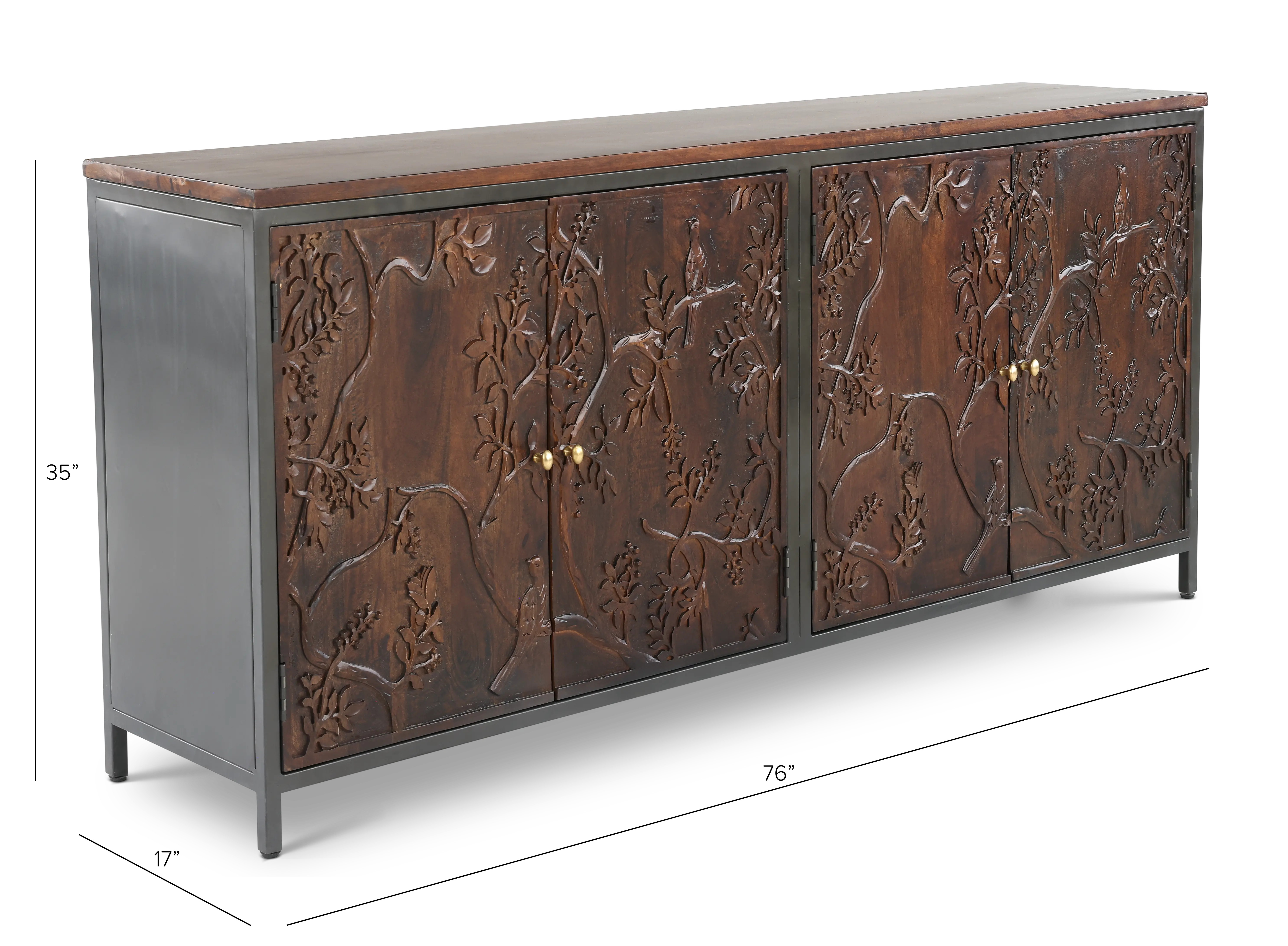 Linette 4-Door Sideboard-3