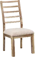 66114 Vail Natural Dining Chair, Set of 2