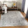 BWK2314-575/5'X7'5 Brunswick 5 x 8 Teal and Gray Area Rug