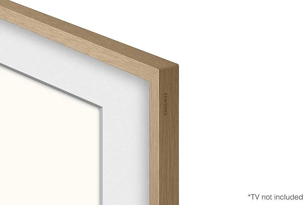 VG-SCFA85TKBZA Samsung 85” The Frame Customizable Bezel - Modern Teak-2