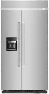 KBSD702MPS KitchenAid 25.1 cu ft Side-By-Side Refrigerator - 42  Built-In Stainless Steel