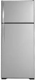 GTS18HYNRFS GE 18 cu. ft. Top Mount Freezer Refrigerator - Stainless Steel