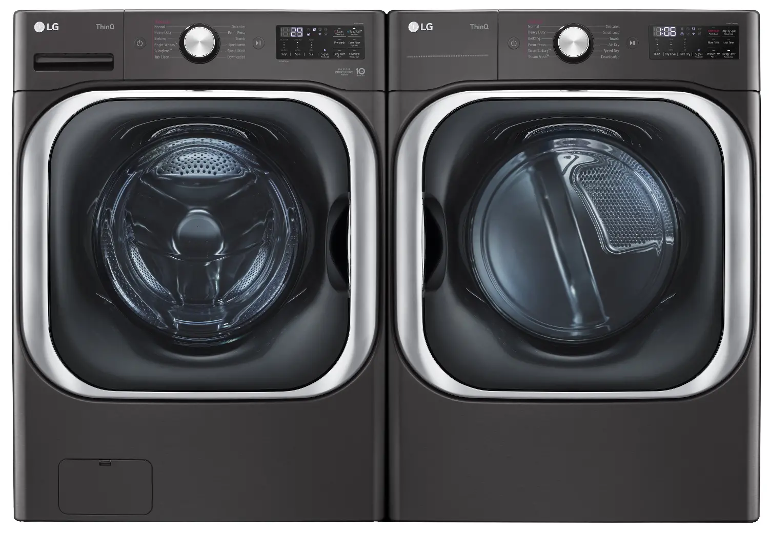 .LG-BST-8900-GAS--PR LG Front Load Washer and Gas Dryer Set - Black, 8900B-1