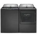 .GEC-D/G-600-ELE--PR GE Profile Top Load Washer and Electric Dryer Set - Diamond Gray, PT600