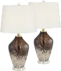 Tiger Eyes Ombre Table Lamps, Set of 2