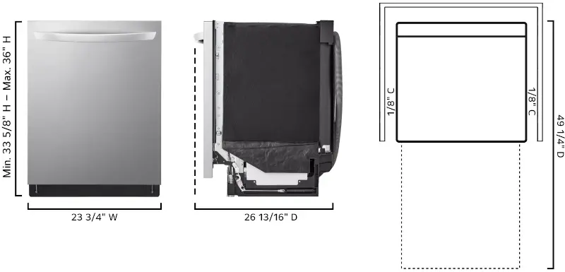 LDTH7972S LG Top Control Dishwasher - Stainless Steel-3