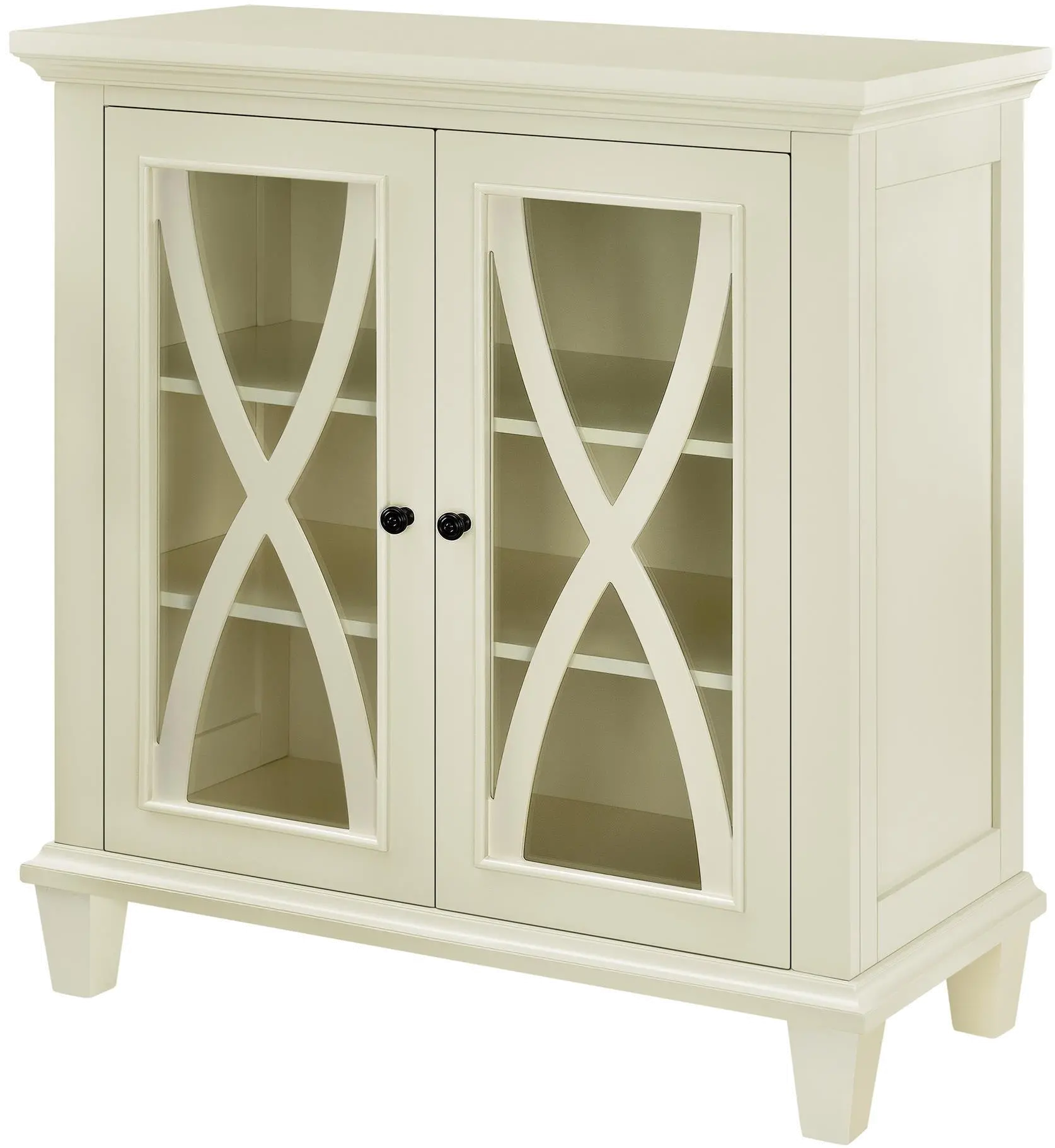 Ellington Ivory Double Door Accent Cabinet-4