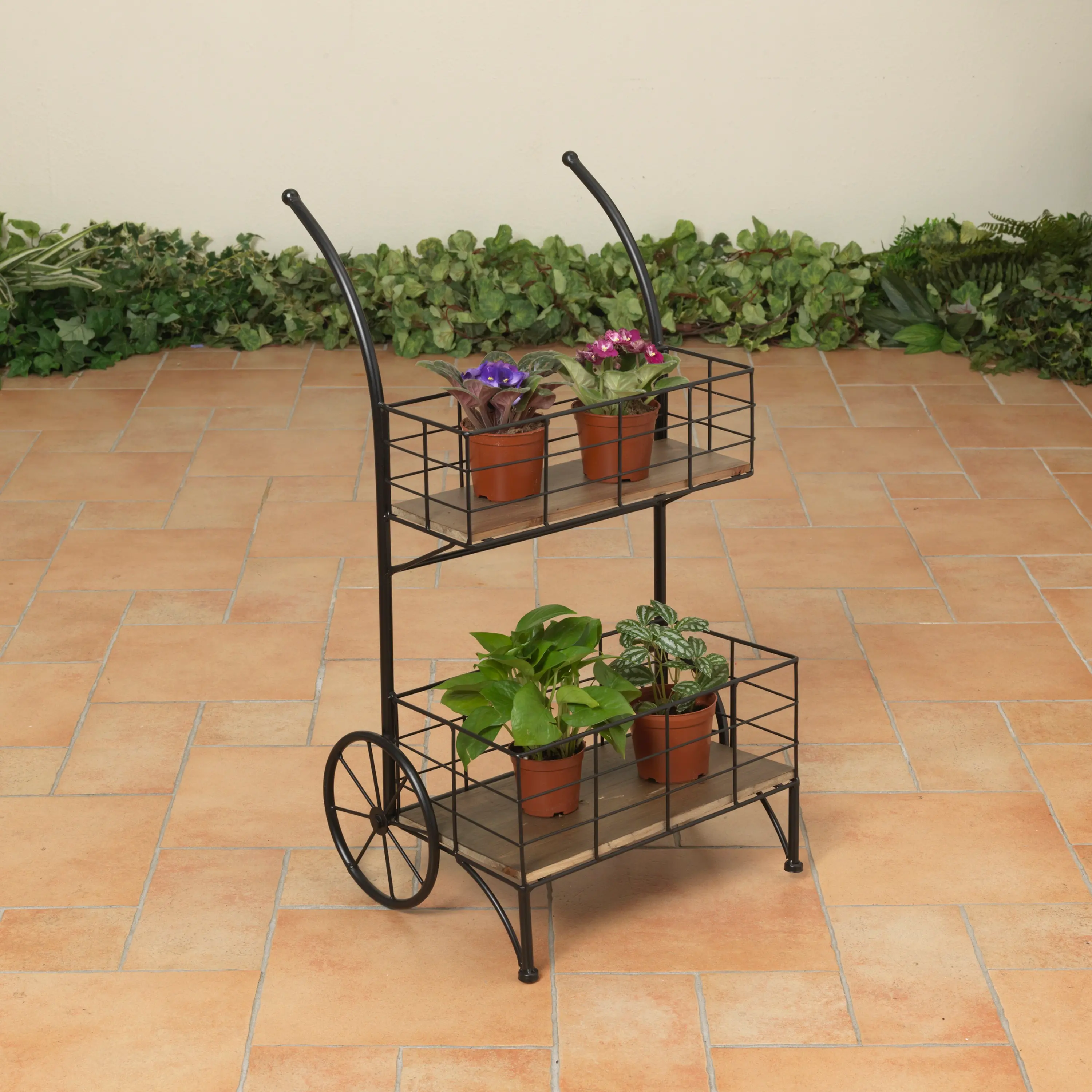 30.5 Metal and Wood Cart-1