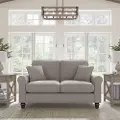 HDJ61BBGH-03K Hudson Beige Loveseat - Bush Furniture