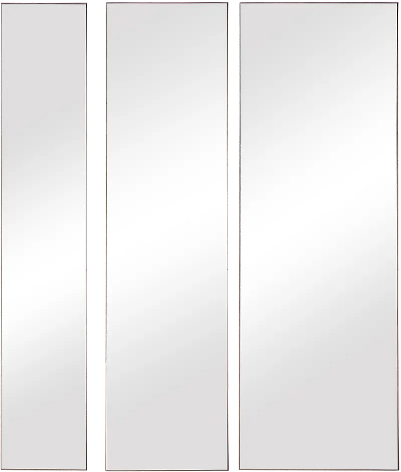 Gold Leaf Metal Framed Mirrors