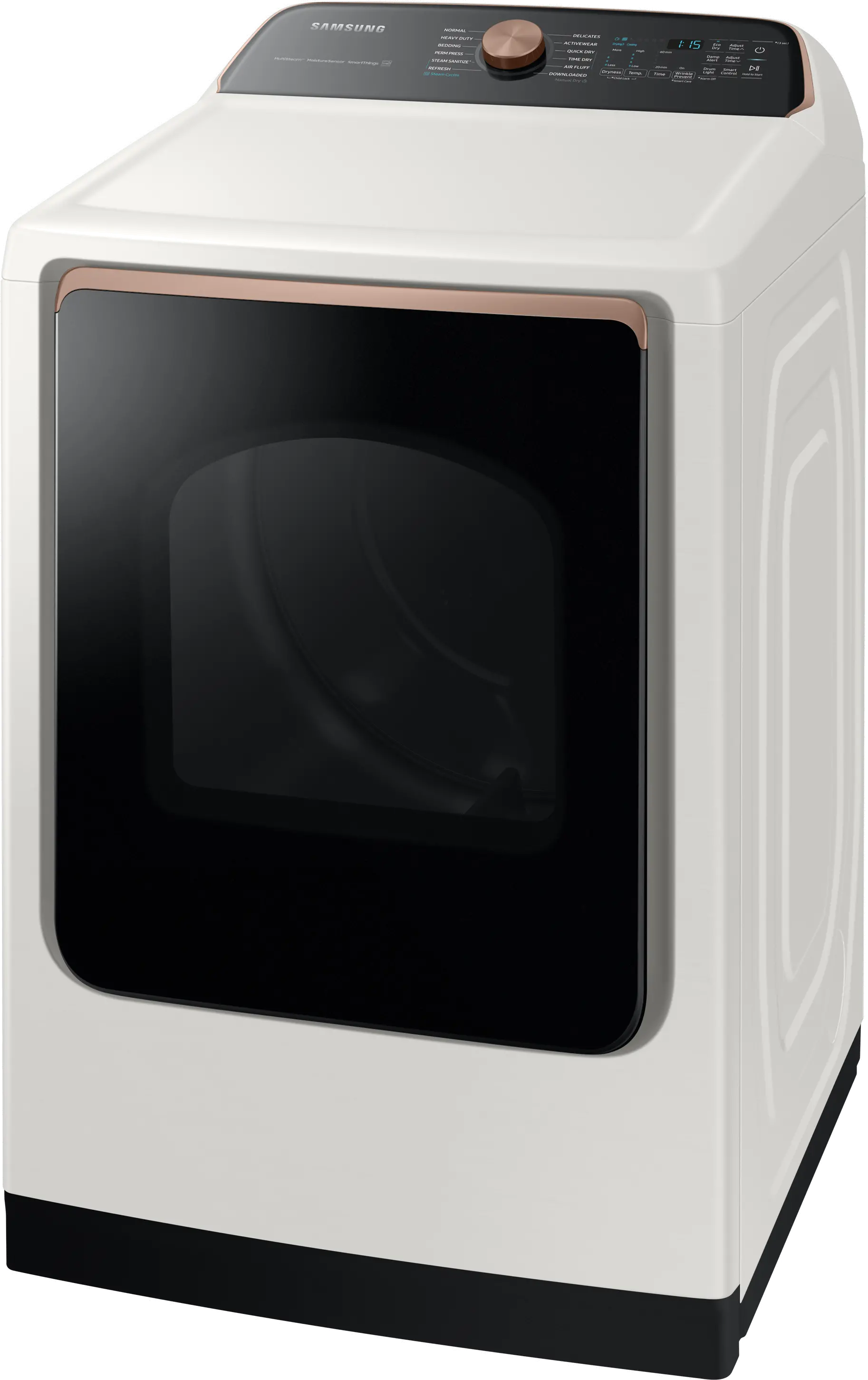 DVE55A7300E Samsung Top Load Electric Dryer - Ivory 55A7300-4