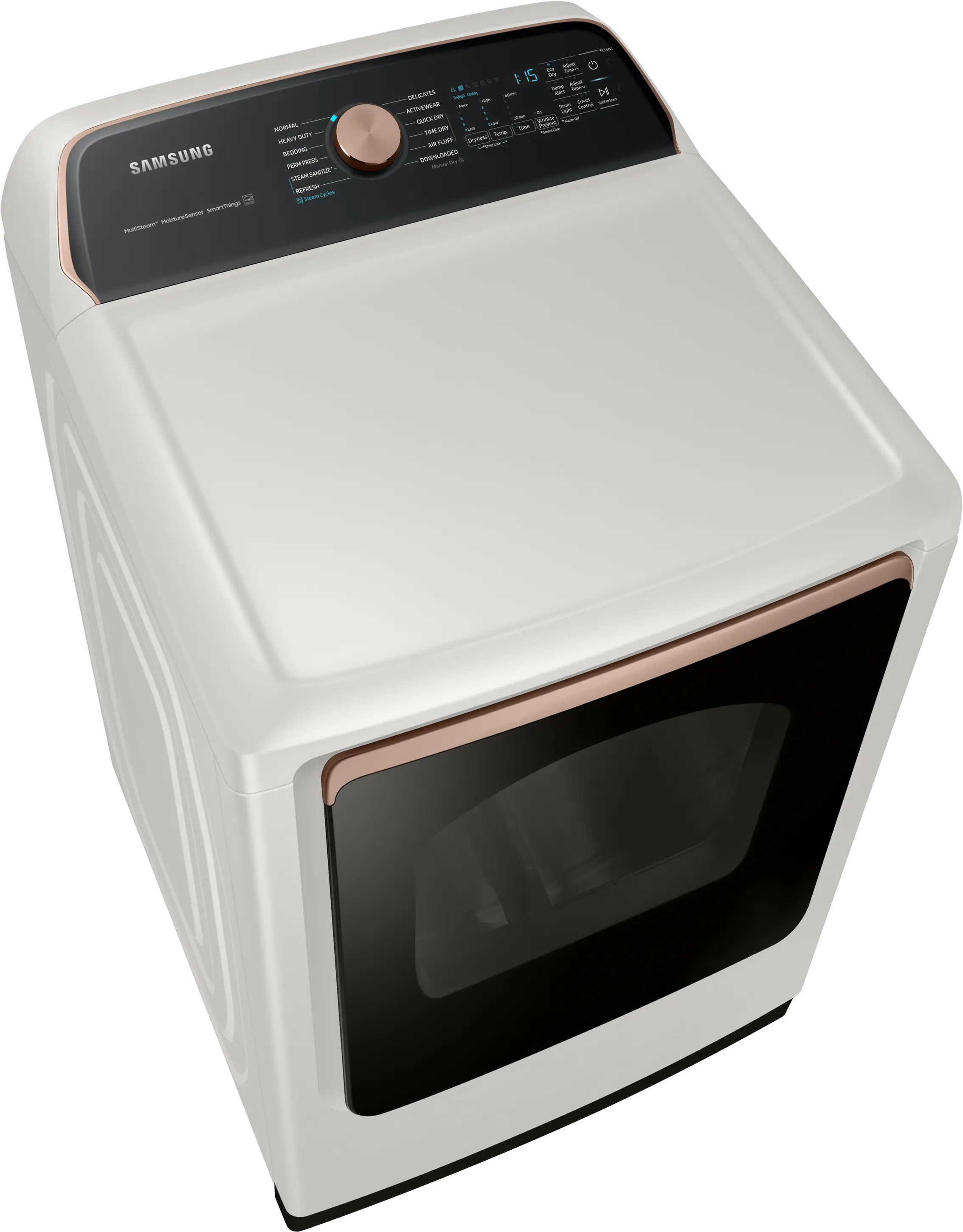 DVE55A7300E Samsung Top Load Electric Dryer - Ivory 55A7300-5