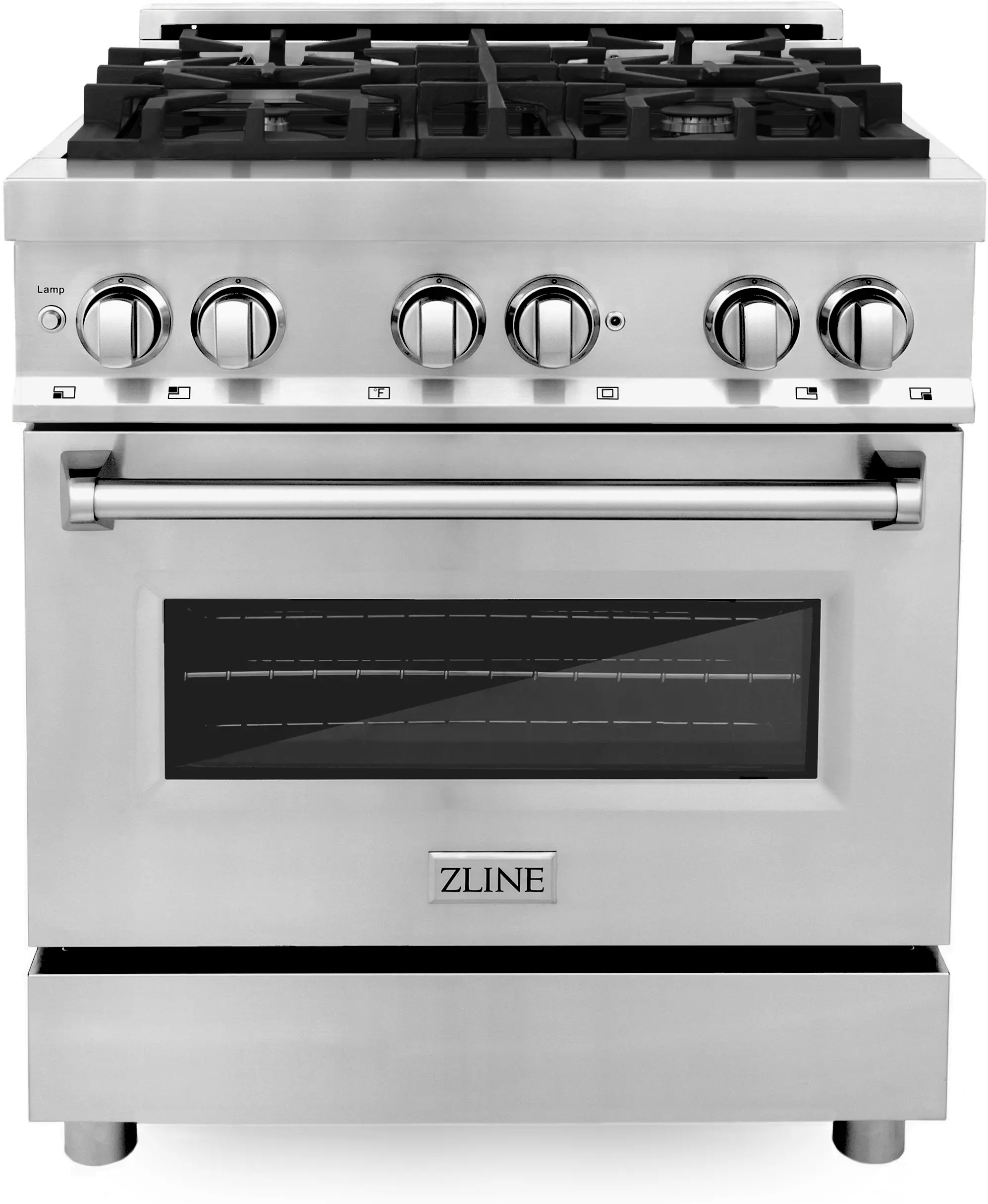 RA30 ZLINE 4 cu ft Dual Fuel Range - Stainless Steel-1