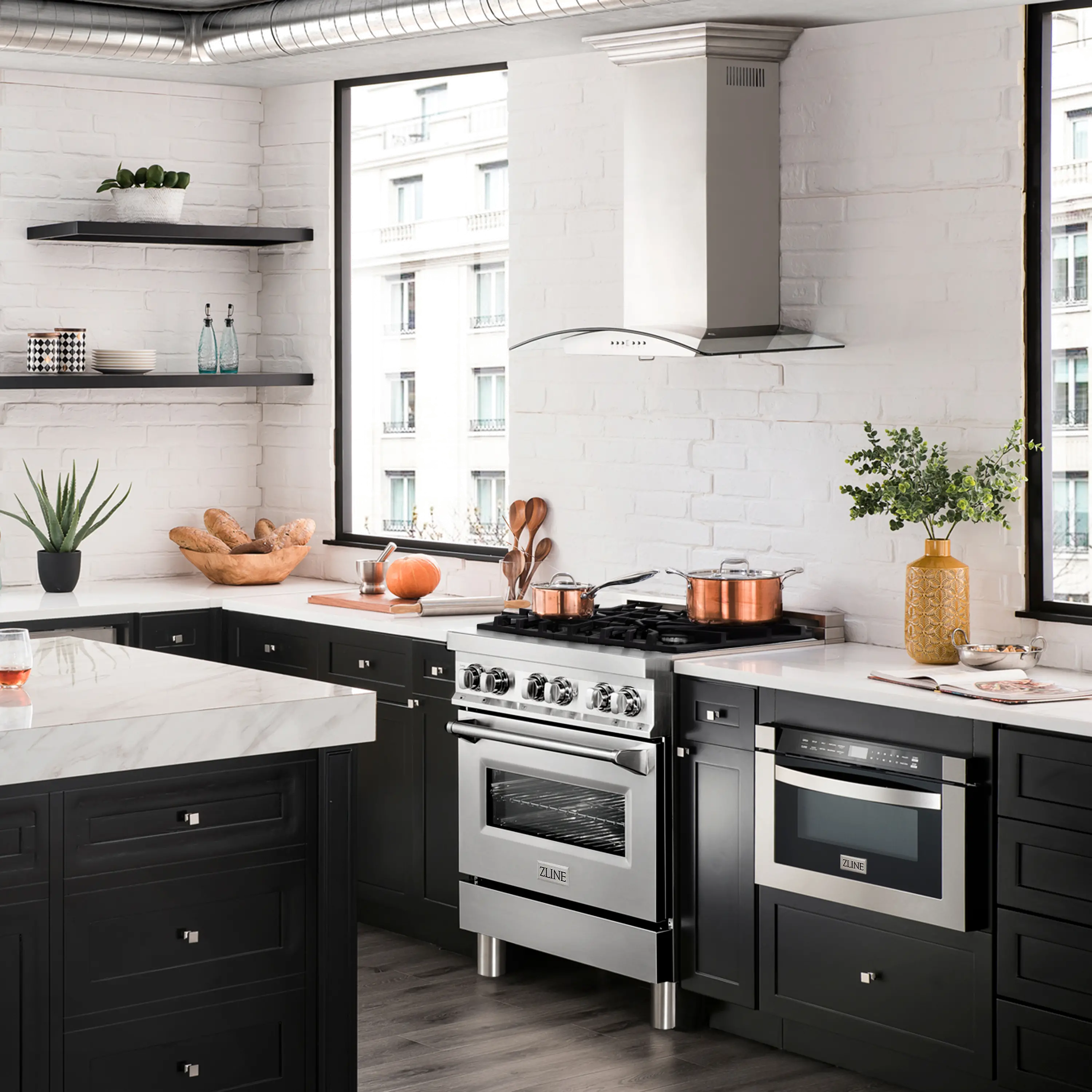 RA30 ZLINE 4 cu ft Dual Fuel Range - Stainless Steel-10