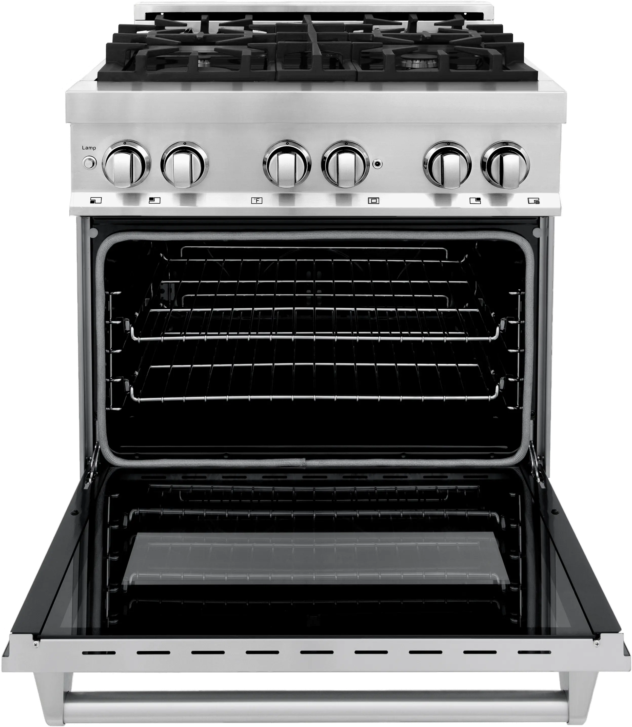 RA30 ZLINE 4 cu ft Dual Fuel Range - Stainless Steel-4