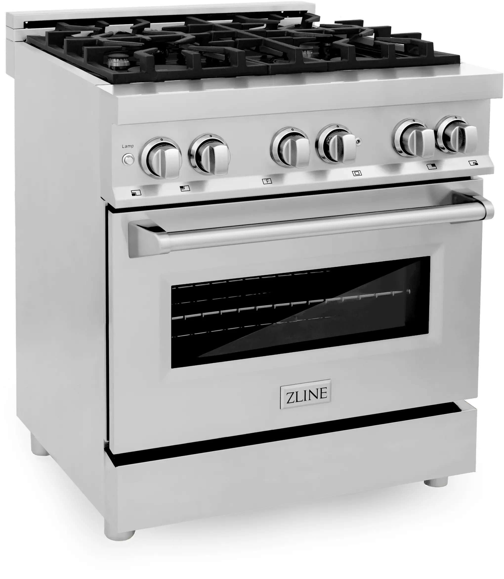 RA30 ZLINE 4 cu ft Dual Fuel Range - Stainless Steel-5
