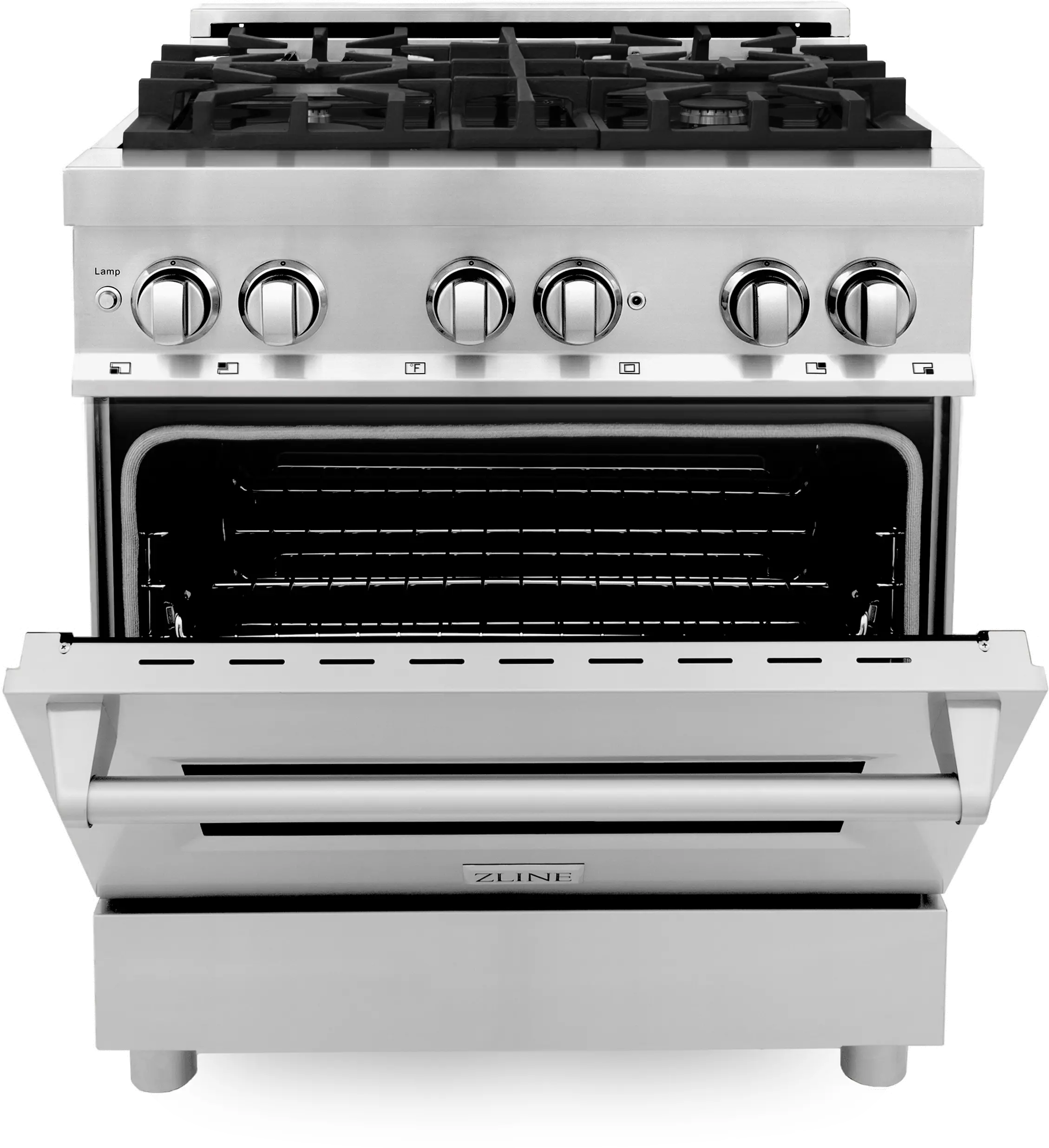 RA30 ZLINE 4 cu ft Dual Fuel Range - Stainless Steel-6