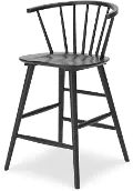 Otaska Black Counter Height Stool