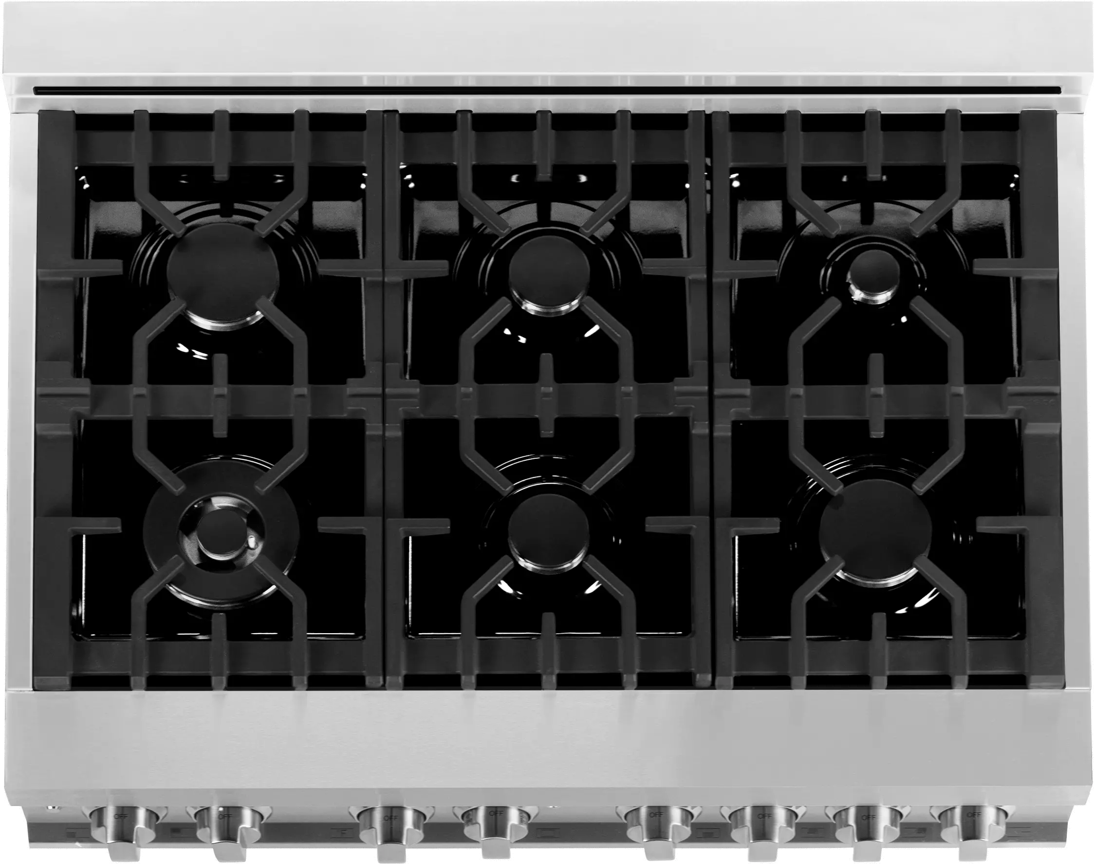 RA36 ZLINE 4.6 cu ft Dual Fuel Range - 36 W Stainless Steel 36 Inch-3
