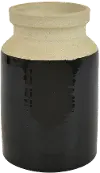 8 Inch Black Vase