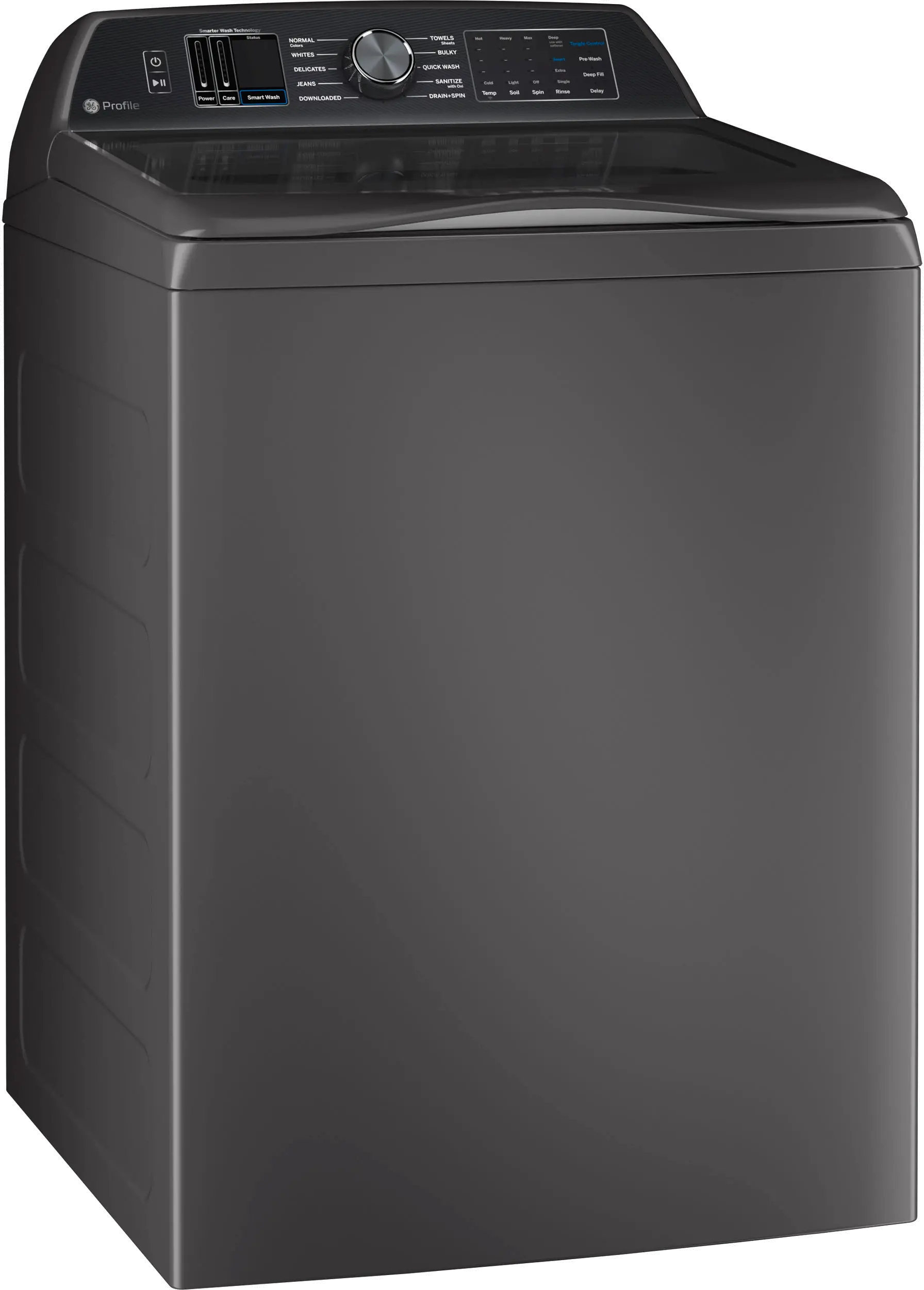 PTW705BPTDG GE Profile 5.3 cu ft Top Load Washer with Agitator- Diamond Gray PT700BPT-3