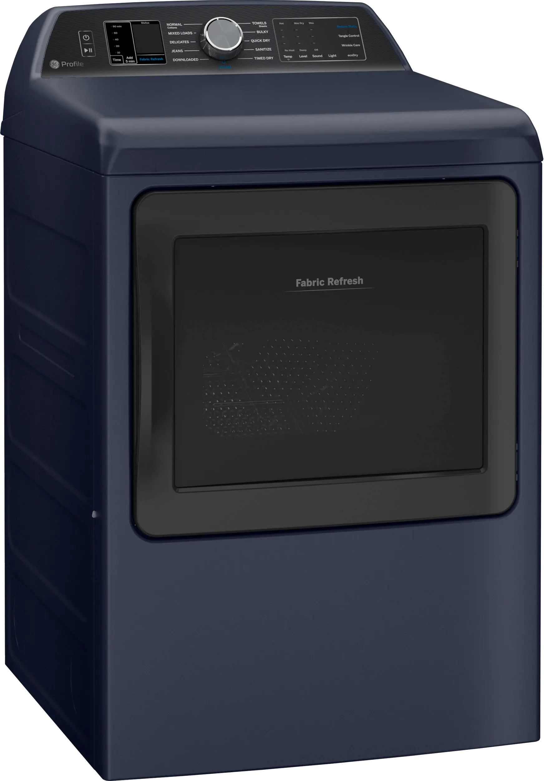 PTD90GBPTRS GE Profile 7.4 cu ft Gas Dryer - Sapphire Blue PT90BPT-4