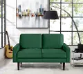 LSMLLS2KM2563 Mars Green Modern Loveseat