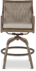 AFE09011P04/SWVLSTLL Potomac Brown Patio Swivel Chair