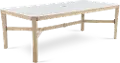 ALY11817P01/TBL84X42 Sonata White Patio Dining Table
