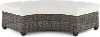 AGY07545P01/BENCH Havana Brown and Off White Patio Bench