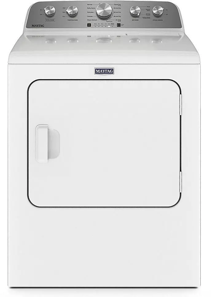 MED5430MW Maytag 7.0 Cu Ft Electric Dryer - White-2