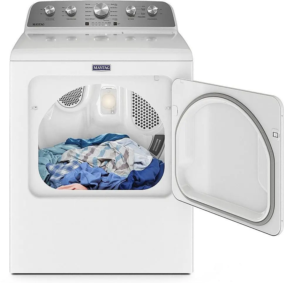 MGD5430MW Maytag 7.0 Cu Ft Gas Dryer - White-1