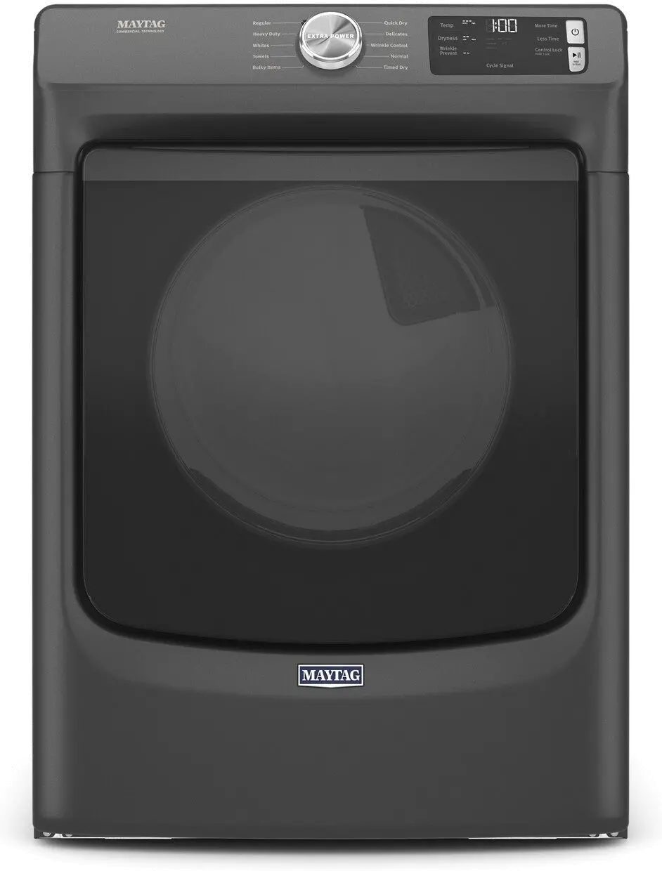 MGD5630MBK Maytag Front Load Gas Dryer - Black-1