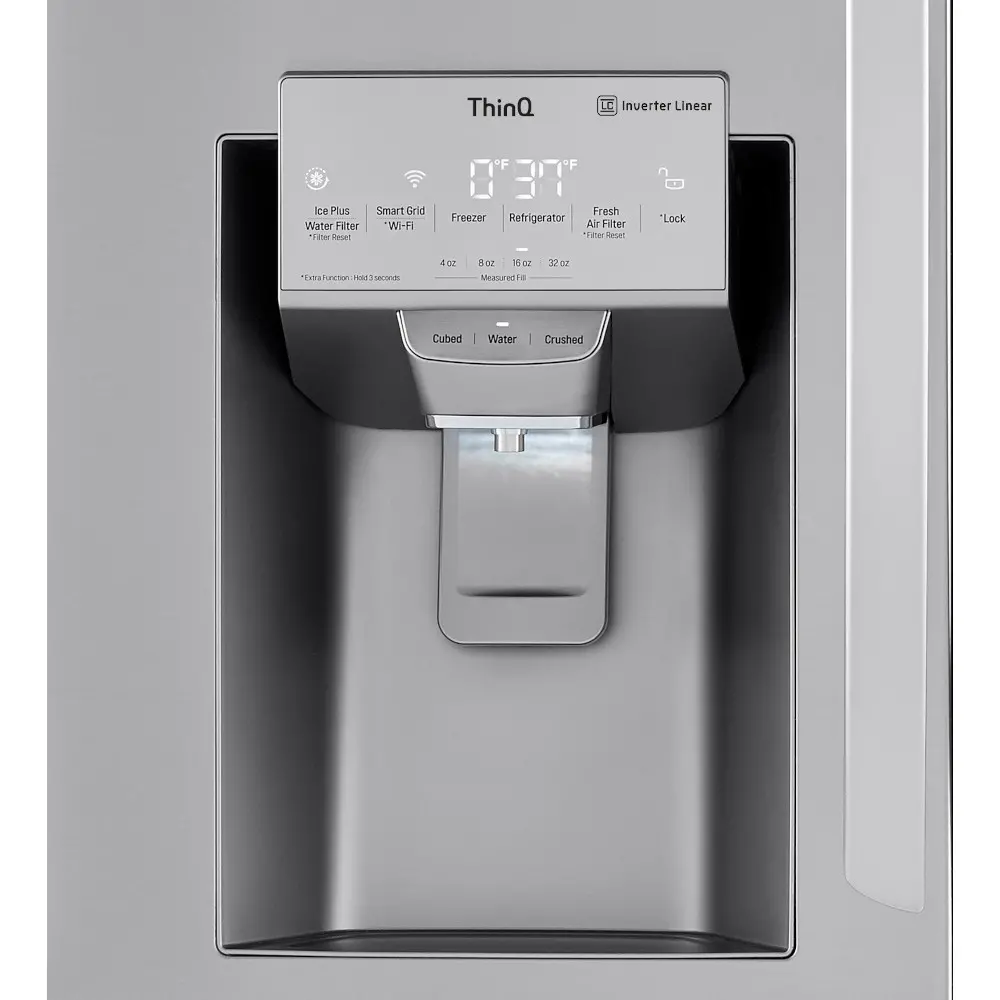 LRMXS3006S LG 29.5 Cu Ft French Door Refrigerator - PrintProof™ Stainless Steel-2