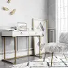 Camila White Writing Desk