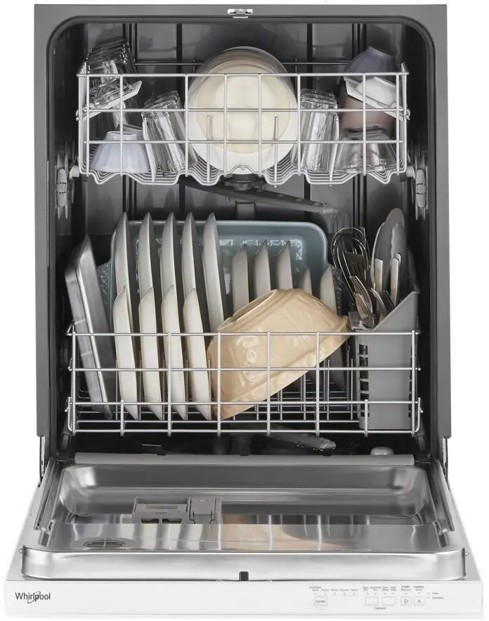 WDP540HAMW Whirlpool Top Control Dishwasher - White-4