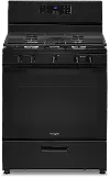 WFG505M0MB Whirlpool 5.1 cu ft Gas Range - Black
