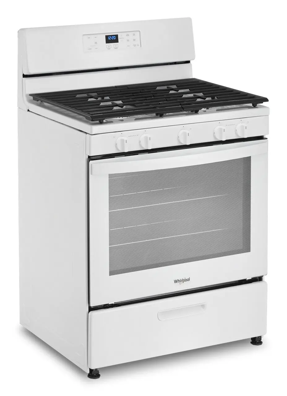 WFG505M0MW Whirlpool 5.1 cu ft Gas Range - White-6