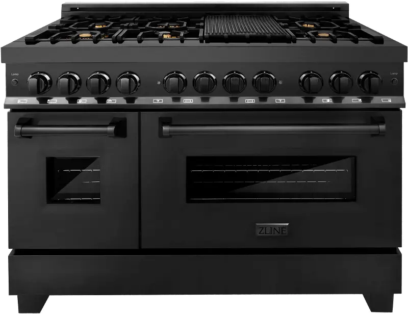 ZLINE 6 cu ft Duel Fuel Double Oven Range - 48