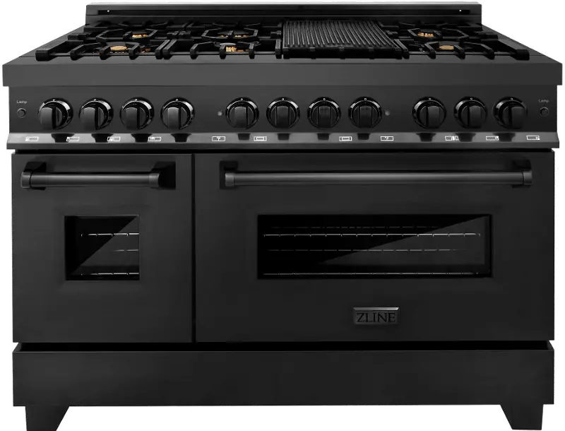 ZLINE 7.4 cu ft Dual Fuel Double Oven Range - 60