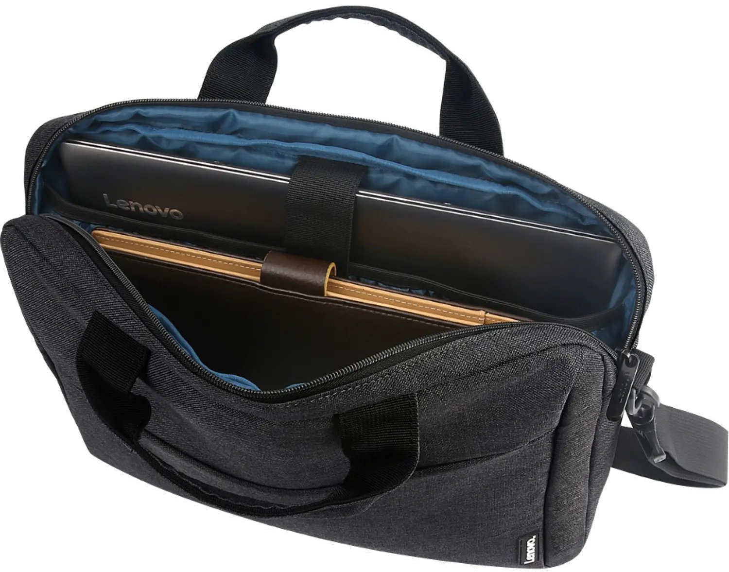 GX40Q17229 Lenovo Black 15.6 Laptop Toploader Shoulder Bag-6