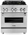 RAS-SN-30 ZLine 4 cu ft Dual Fuel Range - DuraSnow Stainless Steel