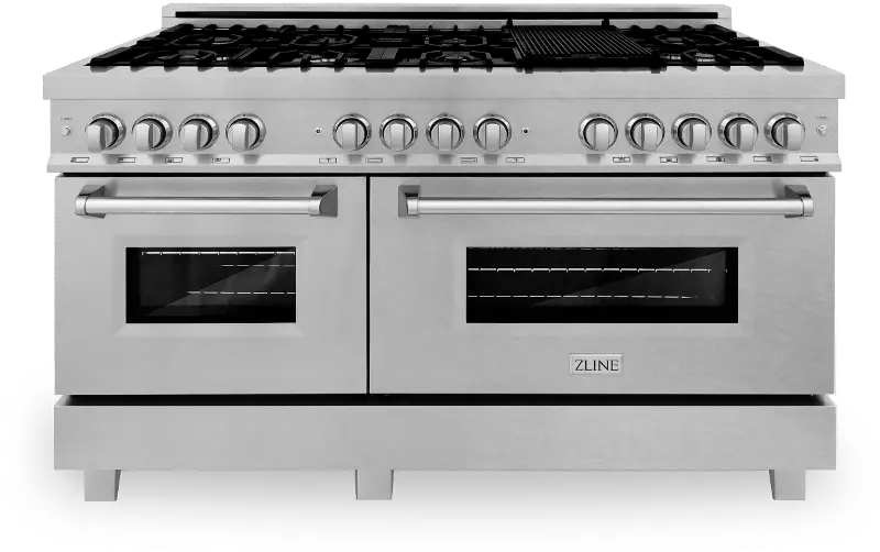 ZLINE 7.4 cu ft Dual Fuel Double Oven Range - 60
