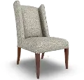 Parsons Chrisney Gray Upholstered Dining Chair