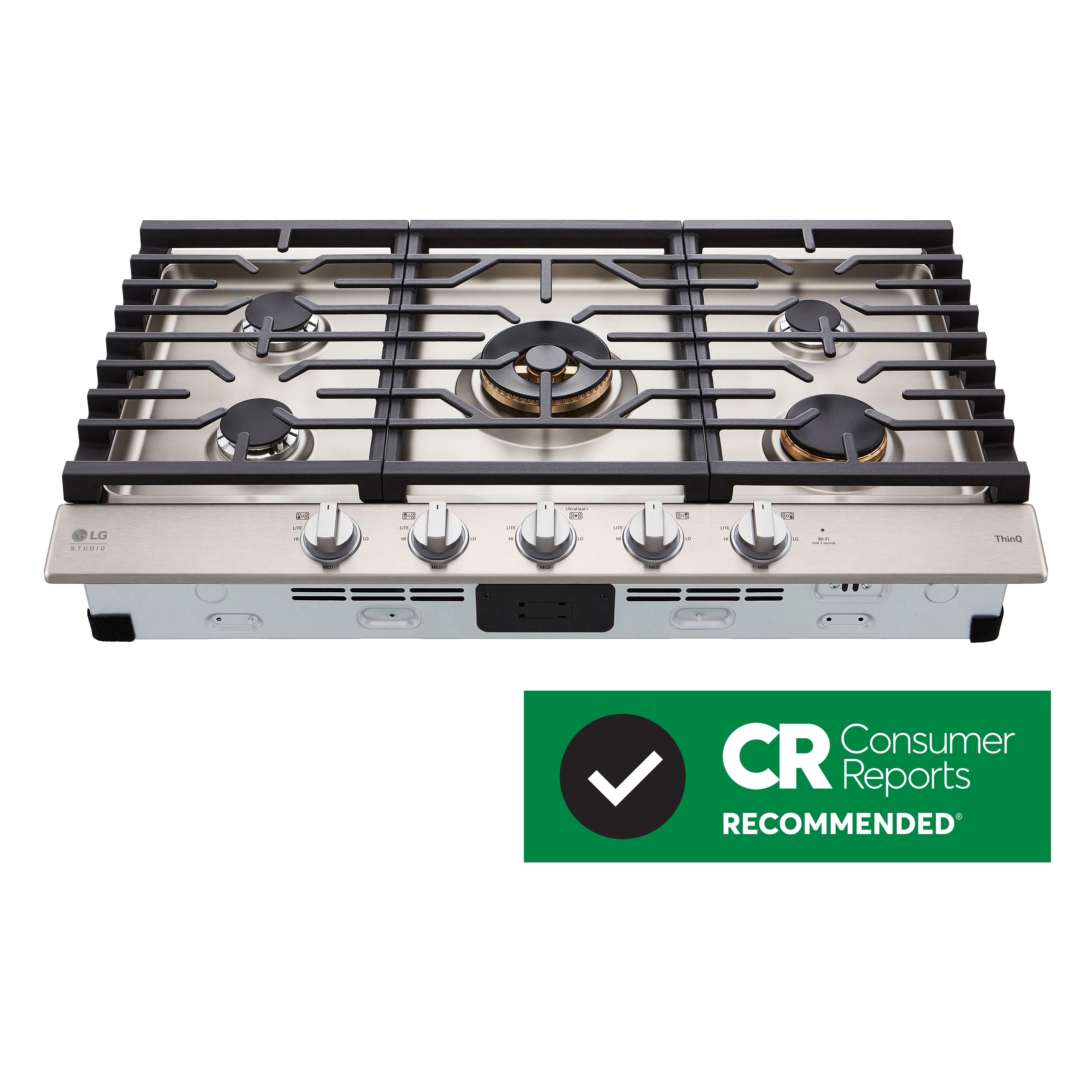 CBGS3628S LG Studio 36 Inch Gas Cooktop - Stainless Steel-2