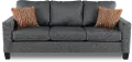 PAISLEY SOFA JUSTICE SLATE Paisely Slate Gray Sofa