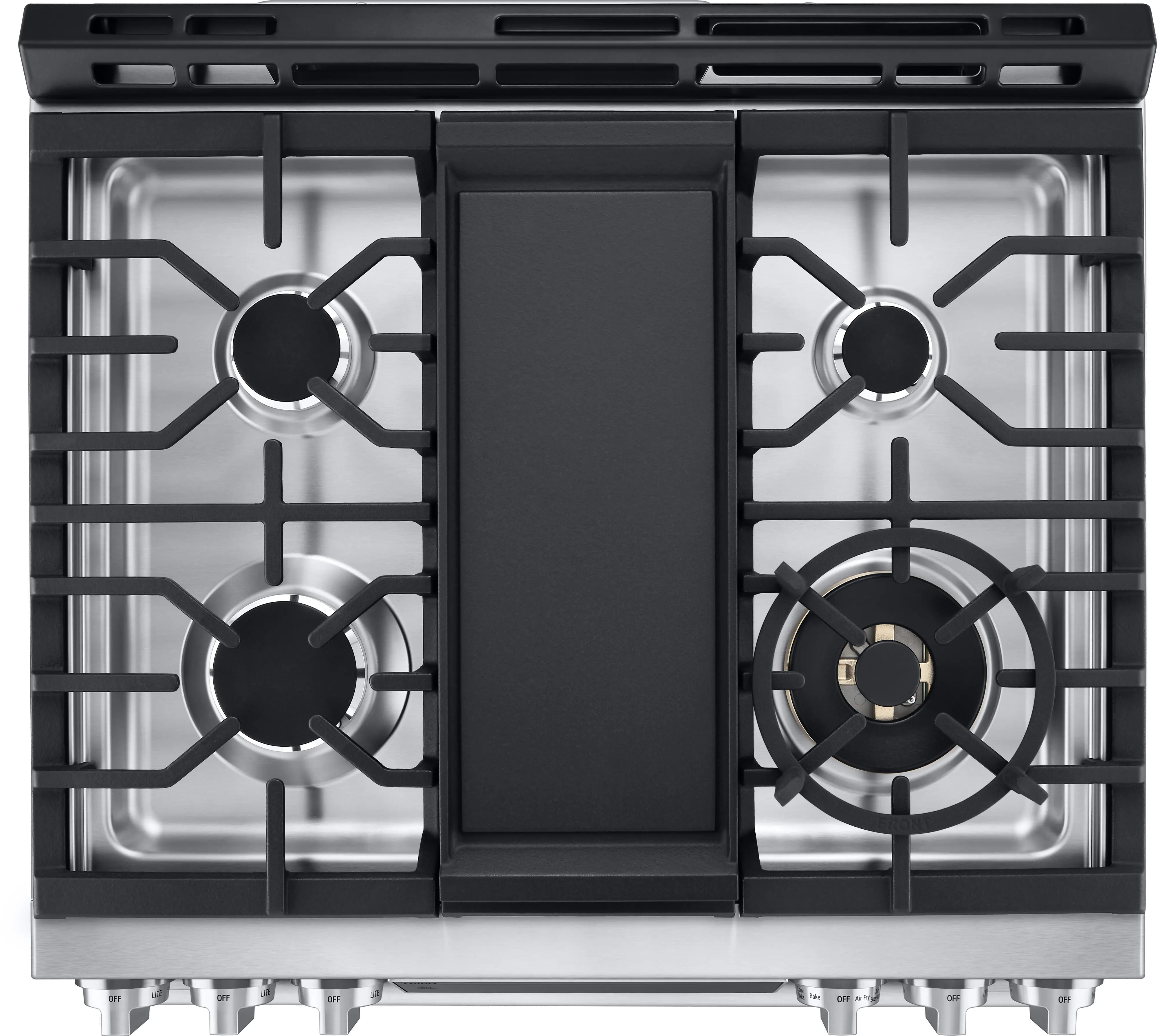 LSDS6338F LG Studio 6.3 cu ft Dual Fuel Range - Stainless Steel-2