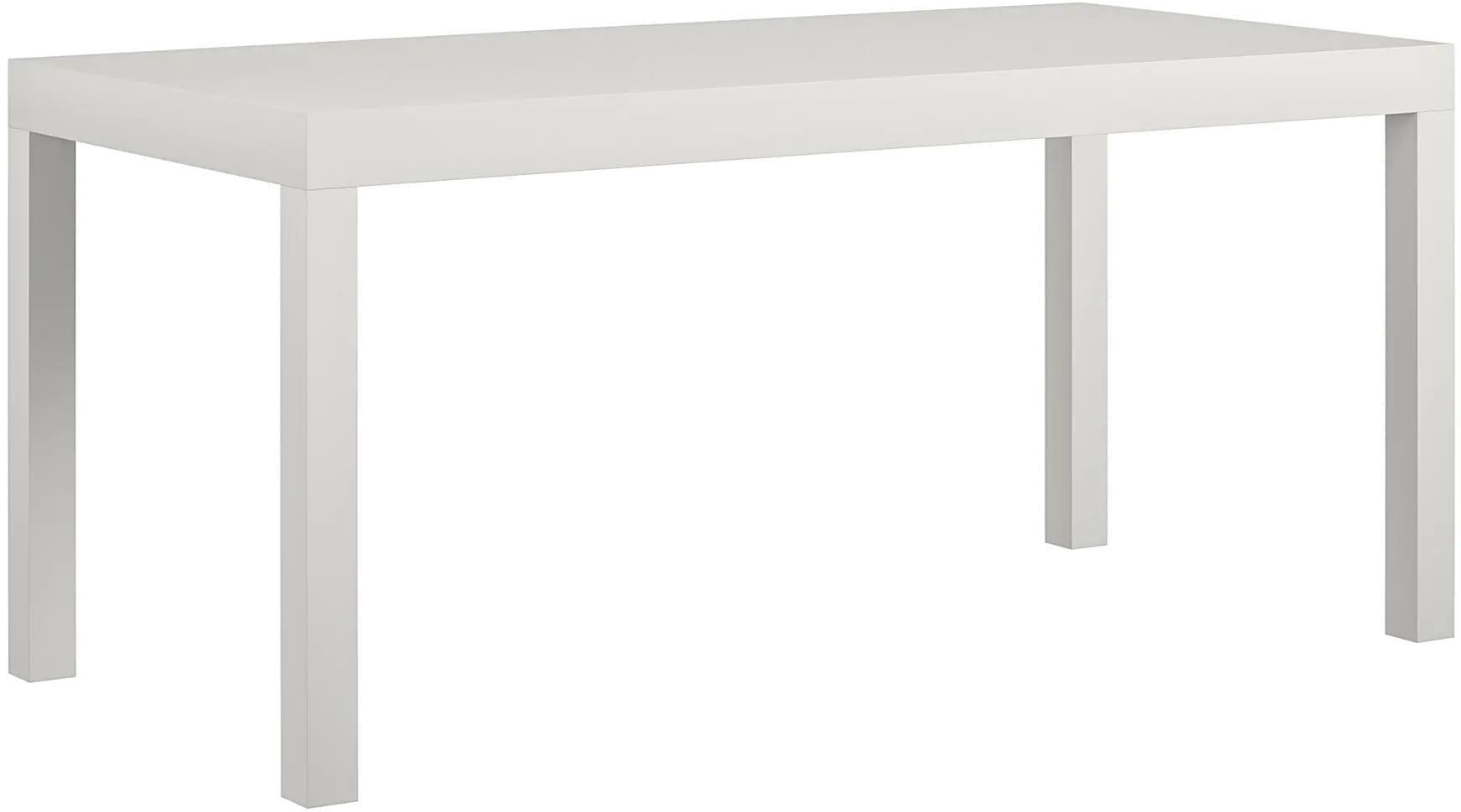 Parsons White Coffee Table-1