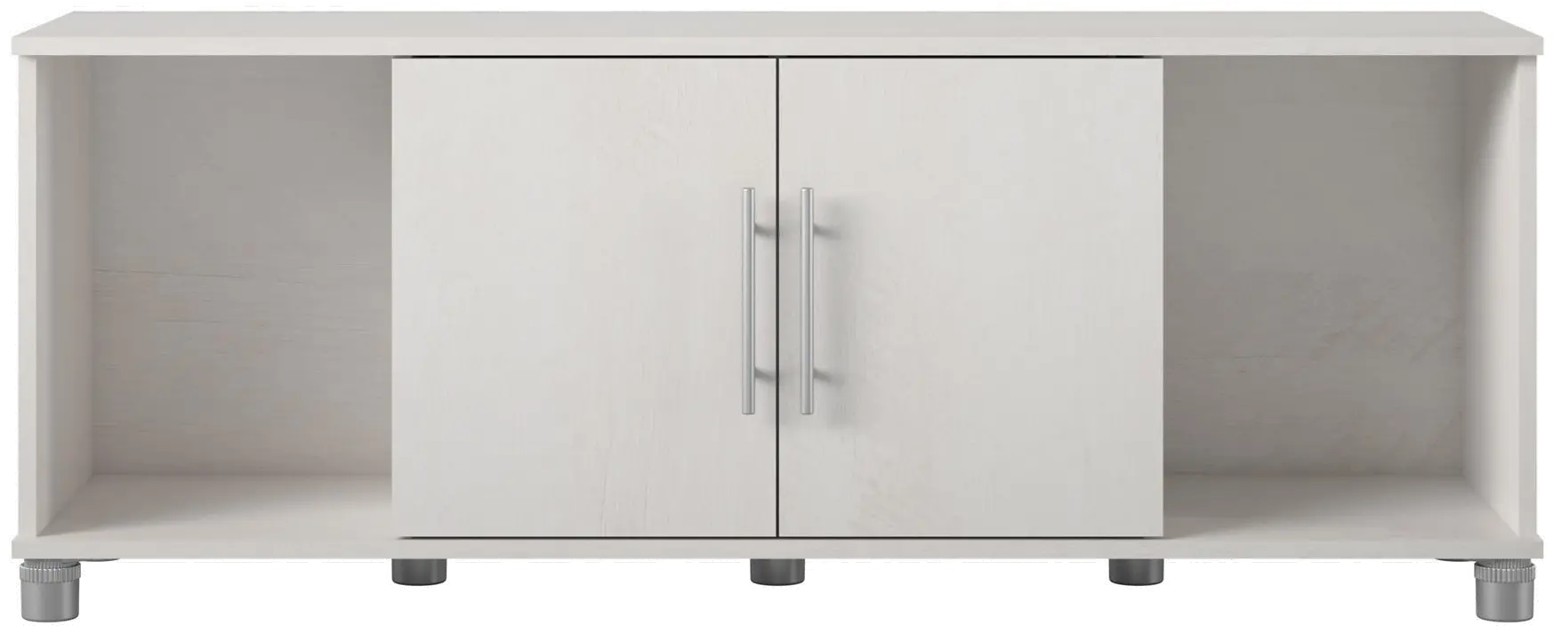 Camberly Ivory Oak Shoe Storage Bench-1