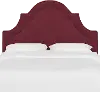 181FVLVBR Jolie Velvet Berry Full Headboard - Skyline Furniture
